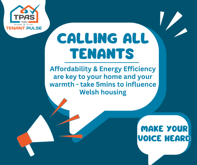 TPAS Cymrud Graphic calling all tenants 